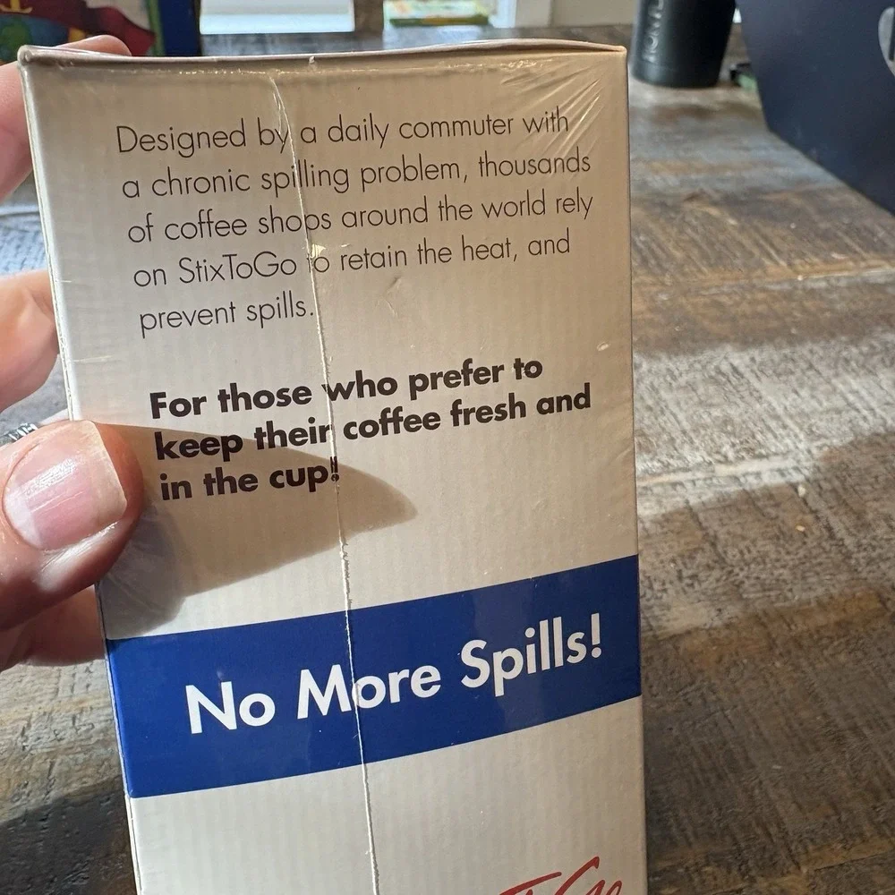 Stix To Go Leak Prevention Beverage Plugs Coffee Accessory, 400 Count, BRAND NEW